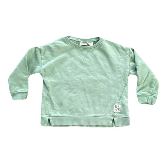 Zara Baby Green Sweater 18-24 Months - Picture 1 of 6